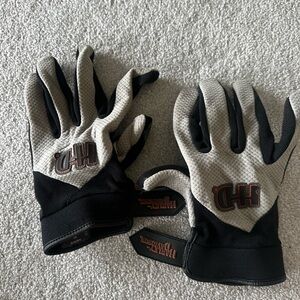 Harley-Davidson Black and Silver Riding Gloves XL